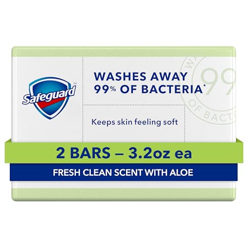 Safeguard Micellar Deep Cleansing Bath Bar Soap with Aloe (2 Count)