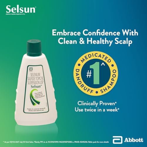 Selsun Anti-Dandruff Shampoo (120ml) - Effective Dandruff Control