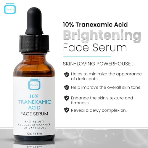 OMIC 10% Tranexamic Acid Serum 30ml – Skin Brightening for Brown Spots