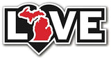 Michigan Great Lakes Vinyl Decal Sticker (6x3 Inches)