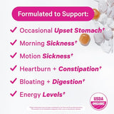 Pink Stork Organic Mango Sweets - Morning & Motion Sickness Relief (30 Candies)