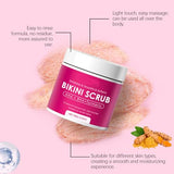 Bikini Area Exfoliator with 10% AHA+BHA & Turmeric - Ingrown Hair & Razor Bumps Treatment | 100g