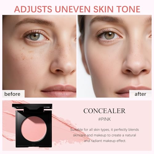 Under Eye Brightener Concealer Full Coverage Hydrating Cream Long Lasting Dark Circles Corrector