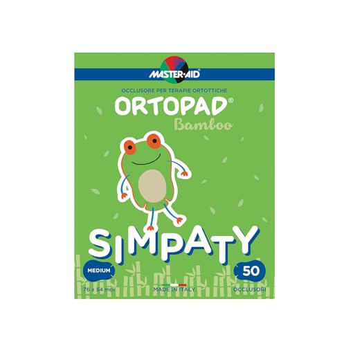 MASTER AID Ortopad Simpaty Ocular Patches M (50 Count) - Amblyopia Treatment