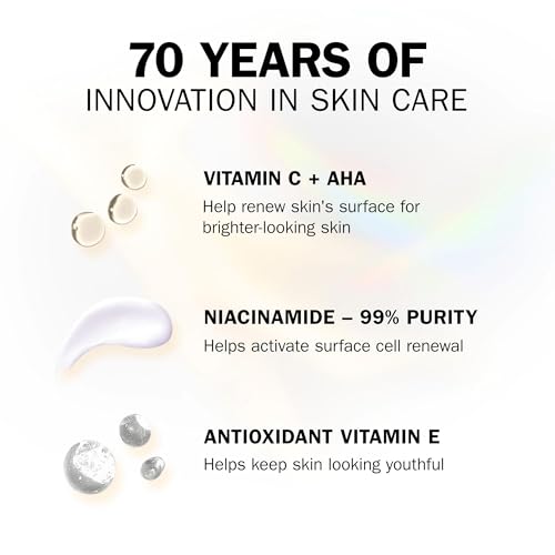 Olay Vitamin C Face Moisturiser Day Gel Cream with AHA, Niacinamide 99% Purity, Vitamin E Brightening Skin Care, Anti-Dark Spot Action, Evens & Hydrates, Non-Greasy, Non-Sticky 50ml