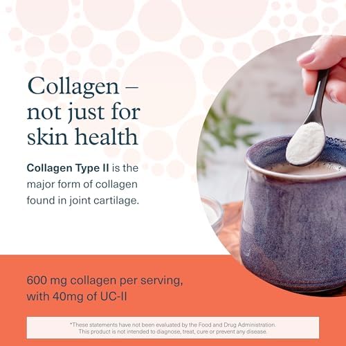 Youtheory Joint Complex with UC-II - Collagen Supplement for Men & Women with Boswellia Extract, Ginger & Turmeric - Offers Joint Support* - Dairy, Soy & Gluten Free - 60 Tablet