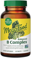 MegaFood Balanced B Complex - ٣٠ قرص - فيتامينات ب من الأطعمة الكاملة للطاقة والأيض
