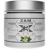 Z&M HARDCORE BCAA Green Apple - Branched Chain Amino Acids for Muscle Recovery and Performance