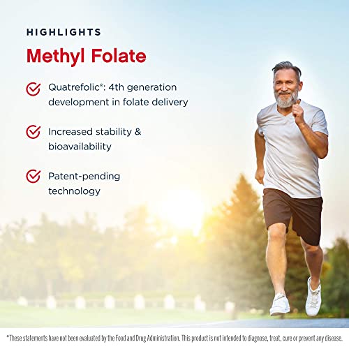 Jarrow Formulas Methyl Folate (5-MTHF) - 2 Packs -  Supports Cognitive & Heart Health