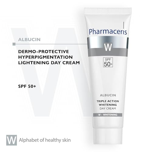 Pharmaceris W Albucin Whitening Day Cream SPF 50+ with 4% Niacinamide (30ml)