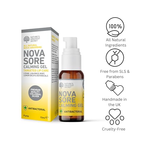 Nature's Greatest Secret Nova Sore Calming Lip Care Gel 15ml
