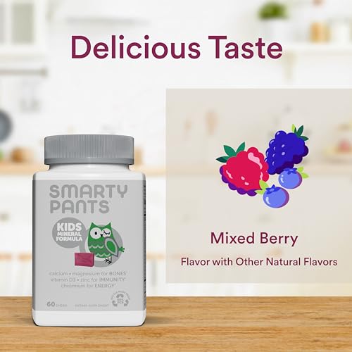 SmartyPants Kids Mineral Complete Multimineral Mixed Berry Chews 60 Count