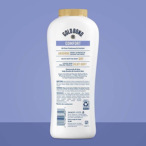 Gold Bond Ultimate Comfort Body Powder - Talc-Free (3-Pack)