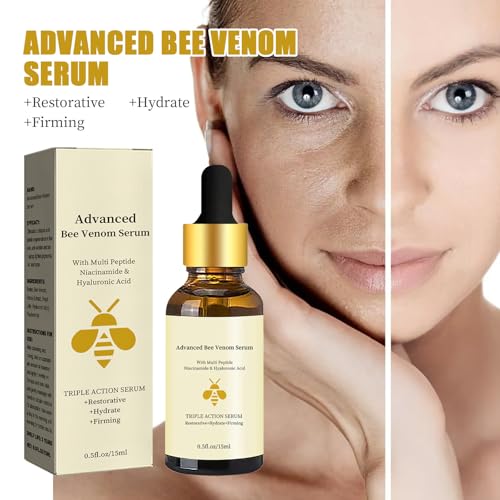 Advanced Bee Venom Anti-Wrinkle Serum - Multi-Peptide & Hyaluronic Acid Essence