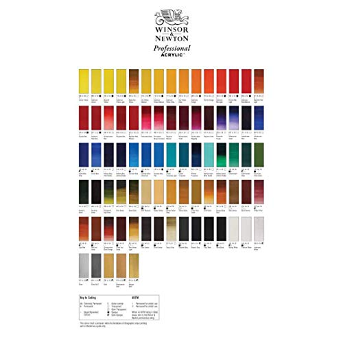 Winsor & Newton Azo Yellow Medium Professional Acrylic Paint (60ml)