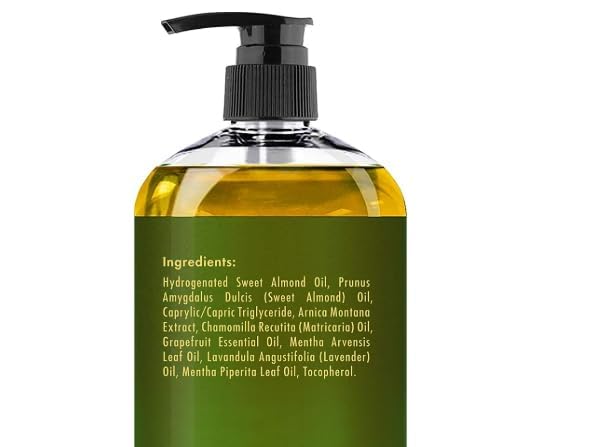 Majestic Pure Arnica Sore Muscle Massage Oil - Lavender & Chamomile - 8 Fl. Oz (Set of 2)