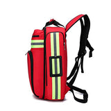 First Aid Bag Empty Professional Haversack with Dividers - Home Health Nurse & Community Care Kit