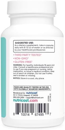 Nutricost Myo-Inositol & D-Chiro Inositol - 120 Capsules | Hormone Balance for Women