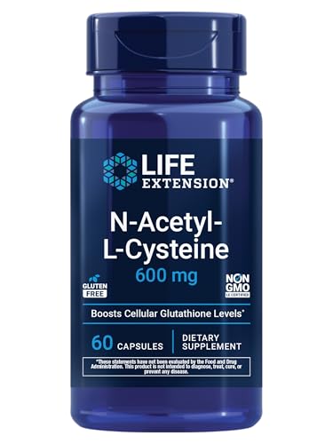 N-Acetyl-L-Cysteine (NAC) 600 mg - Antioxidant Support (60 Veggie Caps)