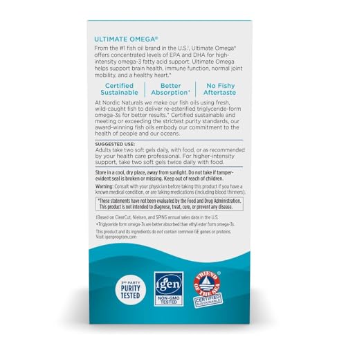 Nordic Naturals Ultimate Omega, Lemon - 90 Soft Gels (1280mg Omega-3)