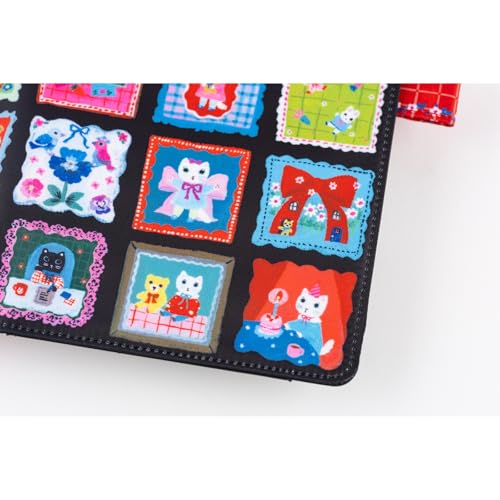 Hobonichi Techo A5 Planner Cover - Yumi Kitagishi White Cat Design