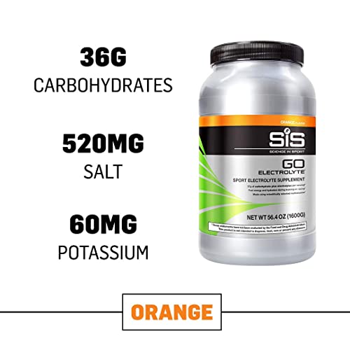 Science in Sport GO Electrolyte Powder - Orange, 3.5 lb (Carbohydrate & Hydration Drink)