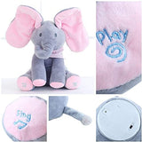 Arabest Elephant Stuffed Animals - Singing Flappy Ears Plush Toy for Babies and Toddlers