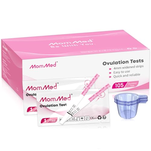 Mommed 105 Count Ovulation Predictor Kit with Collection Cups