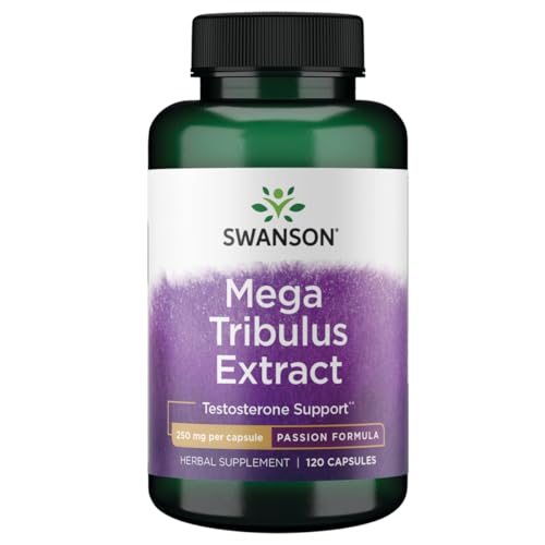 Swanson Mega Tribulus Extract - 250mg, 120 Capsules - Natural Male Support
