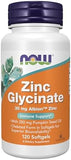 NOW Foods, Zinc Glycinate, 120 Softgels