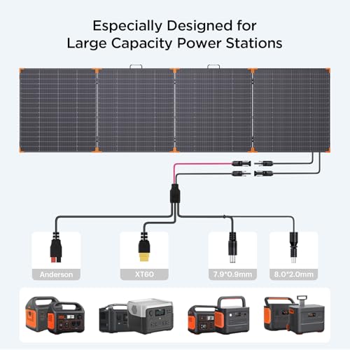 450W Foldable Solar Suitcase - IP67 Waterproof ETFE Panel for Off-Grid, Camping & RV