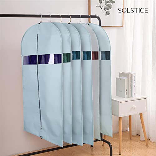 SOLSTICE Blue Cotton Suit Cover for Jackets and Blazers