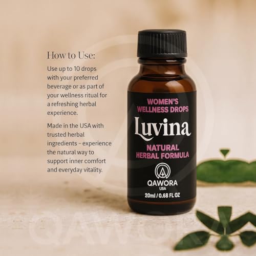 Luvina Women’s Herbal Support Drops - Feminine Comfort, Balance & Vitality (20ml)