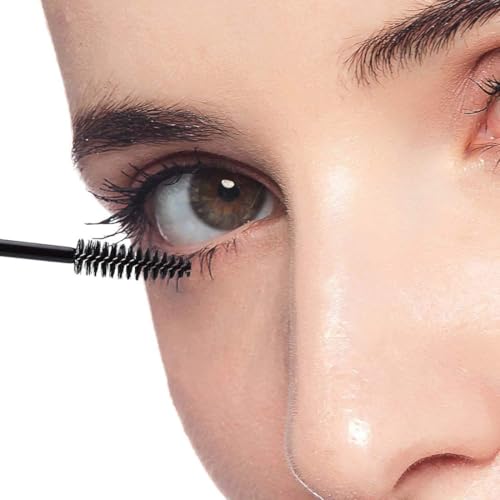 Joyzzz Refillable Mascara Tube Set - 2 Pack 10ml Leak-Proof Eyelash Serum Bottles with Brush Wands for DIY Cosmetics