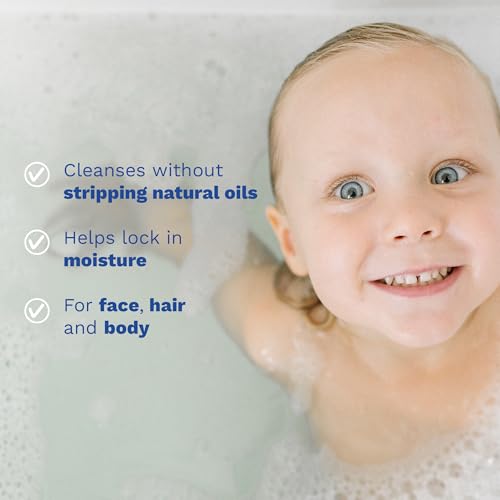 Mustela Stelatopia Eczema-Prone Skin Cleansing Oil - Baby Body Wash with Natural Avocado & Sunflower Oil - EWG Verified - Fragrance-Free & Tear Free - 16.9 fl. oz.