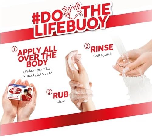 Lifebuoy Mild Care Soap Bars (3 x 160g) - Stronger Germ Protection