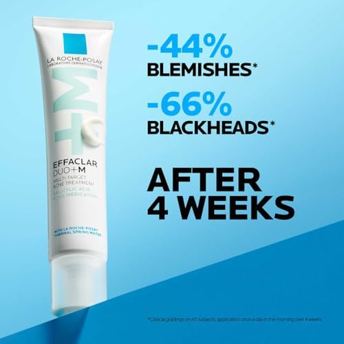 La Roche-Posay Effaclar Duo+M Acne Treatment Cream - 40ml for Oily & Acne Prone Skin