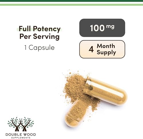 LJ100 Tongkat Ali for Men (120 Capsules) - Only Clinically Proven and Patented Men's Heath Supplement Tongkat Ali Formula (LJ100 Std to 40% Glycosaponins, 22% Eurypeptides) by Double Wood