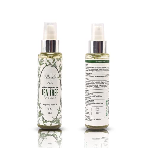 Wuba Nature's Secret Tea Tree Face Wash for Oily Skin (100ml)