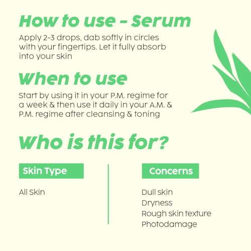 PLIX Guava Glow Dewy Serum (10% Vitamin C) & Smoothie Moisturizer Duo for Radiant Skin