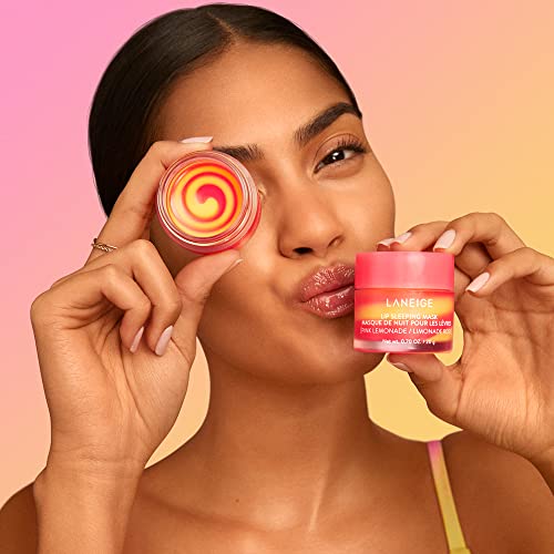 LANEIGE Lip Sleeping Mask: Pink Lemonade Swirl - Overnight Lip Care