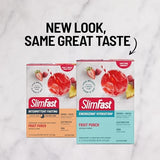 SlimFast Hydration Packets, Intermittent Fasting Electrolytes, Energy Powder Drink Mix, Caffeine from Natural Sources- Fruit Punch (12 Count)