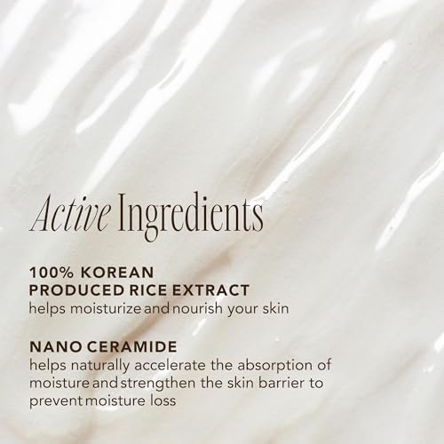 The Face Shop Rice Ceramide Moisturizing Emulsion - Skin Brightening & Hydrating Lotion for Soft, Supple Skin - 5.0 Fl Oz