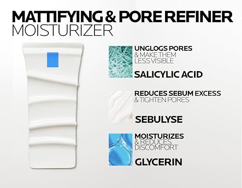 La Roche-Posay Effaclar MAT Mattifying Moisturizer for Oily Skin - 40ml