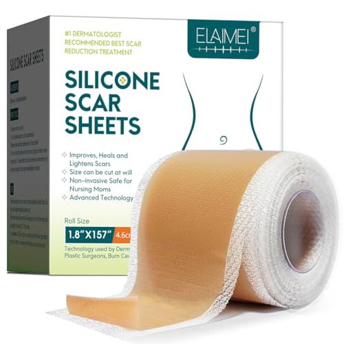 Medical Grade Silicone Scar Sheets for Scar Removal - 1.8 x 157 inches