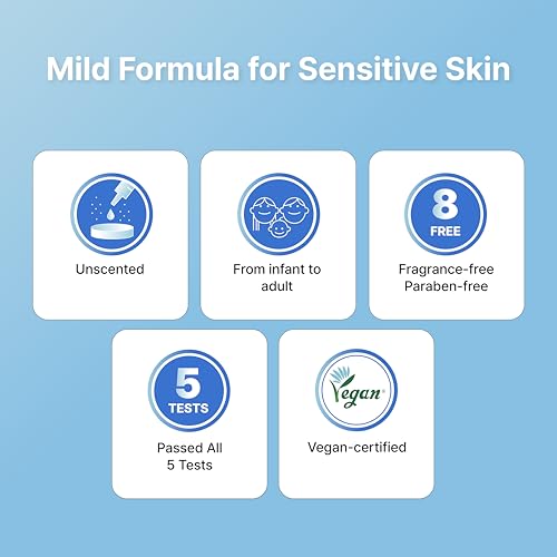 Moisturizing Ceramide Cream for Dry Skin, Vegan, Fragrance Free, Gentle for Babies and Adults