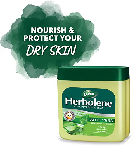 Dabur Herbolene Petroleum Jelly with Herbs - 115ml (Pack of 3)