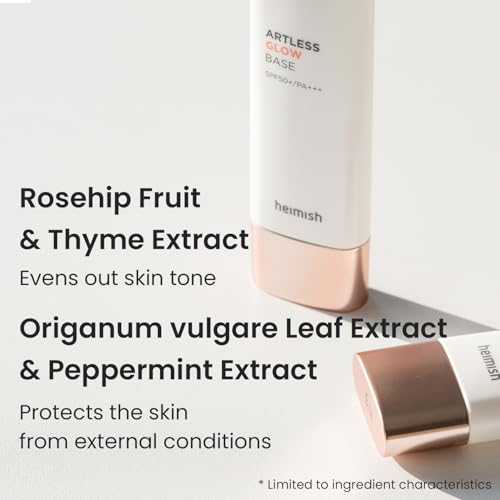 Heimish Artless Glow Base SPF 50+ PA+++ - Radiant, Protective Primer