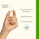 Swanson Milk Thistle with Silymarin for Liver Detoxification, Spleen & Kidney Healthy Function (120 Capsules) .