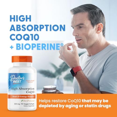 Doctor's Best, High Absorption CoQ10, 60 Veggie Softgel